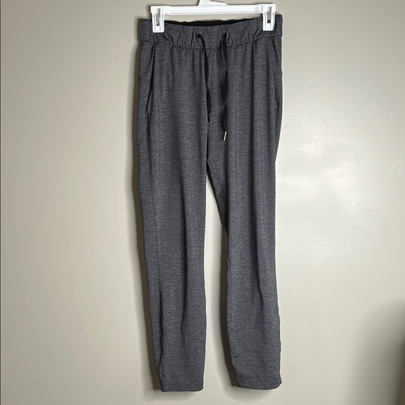 Lululemon On The Fly Pant *28" Heathered Black Size 4 - Picture 1 of 7